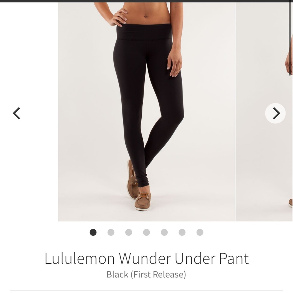 ISO Original Lululemon Wunder Unders in LUON. Size 8, 31”.